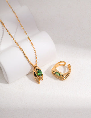 Sterling silver necklace (adjustable length)