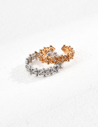 S925 silver design-sense Zircon ring