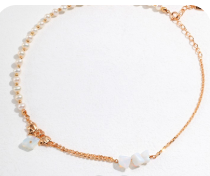 Irregular pleated design series necklace