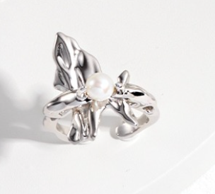 Irregular Pleat Design Series ring