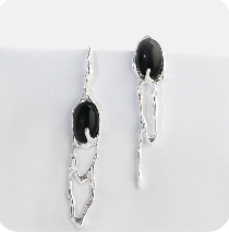 Malachite/Agate earrings