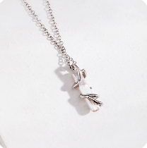 Sterling silver necklace (adjustable length)