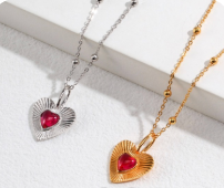 Sterling silver necklace (adjustable length)