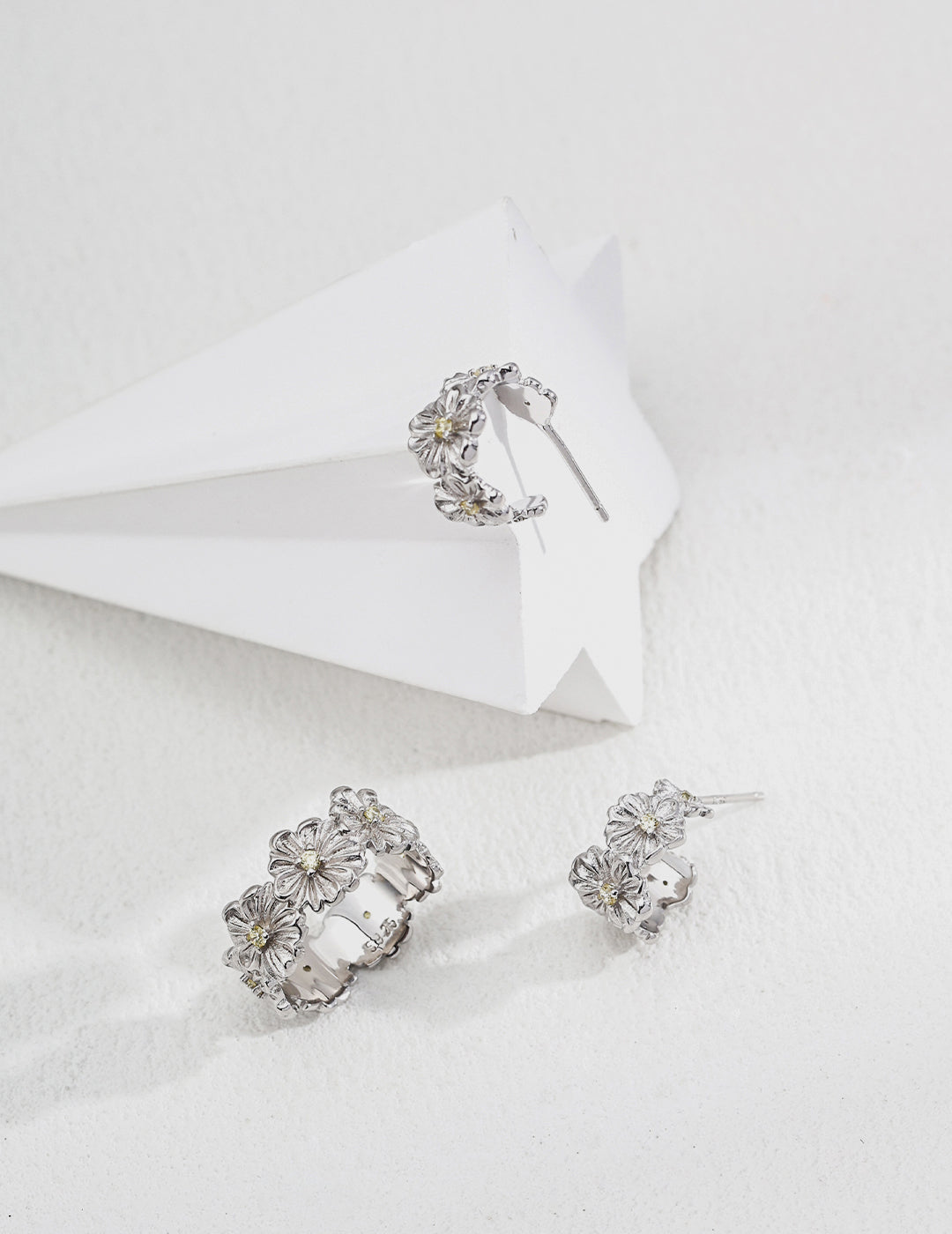 S925 Silver Fashion Zircon Ring